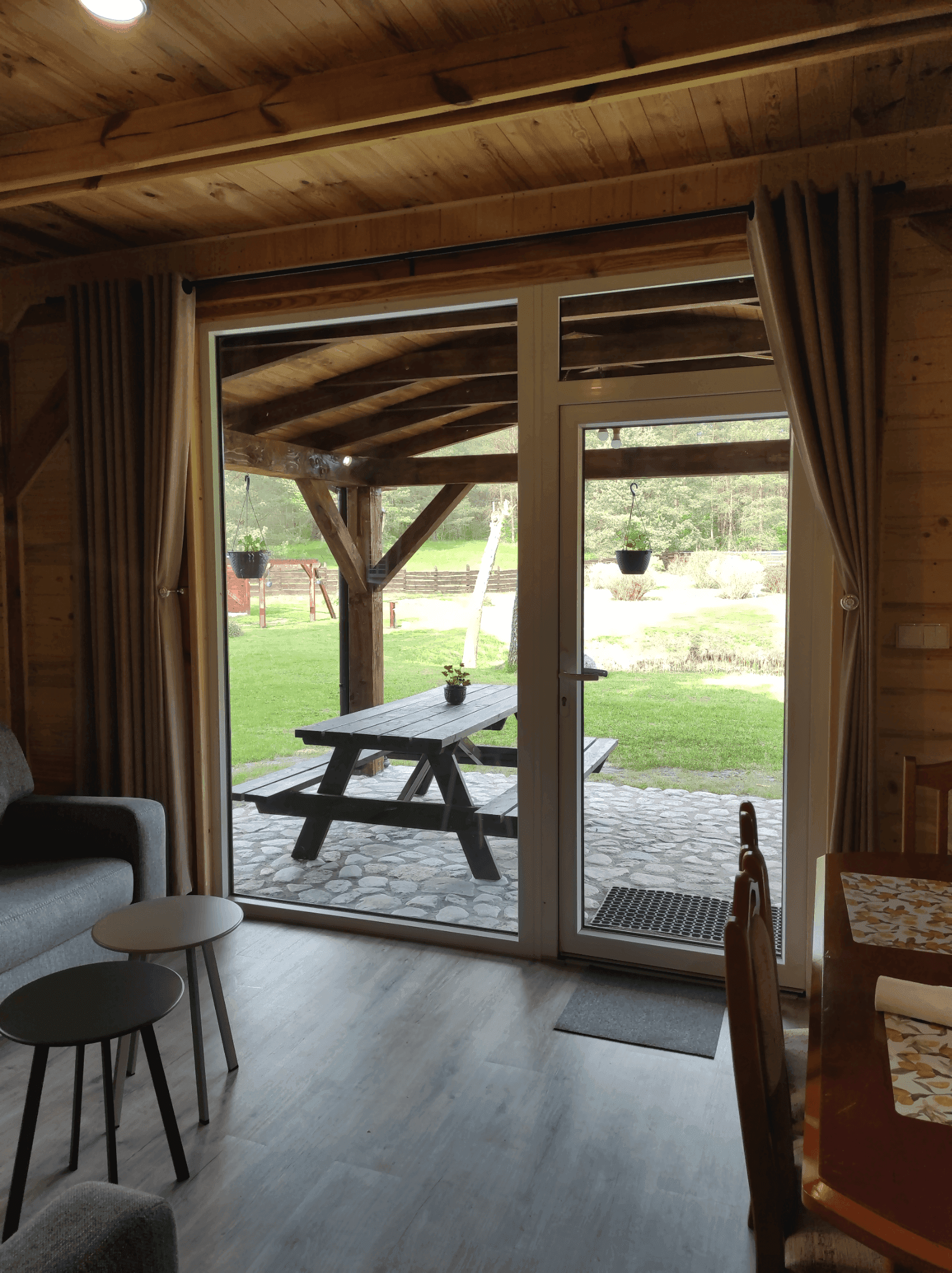 Dom nad Stawem Krawno do 7 osób - taras i ogród - Krawno, Mazury